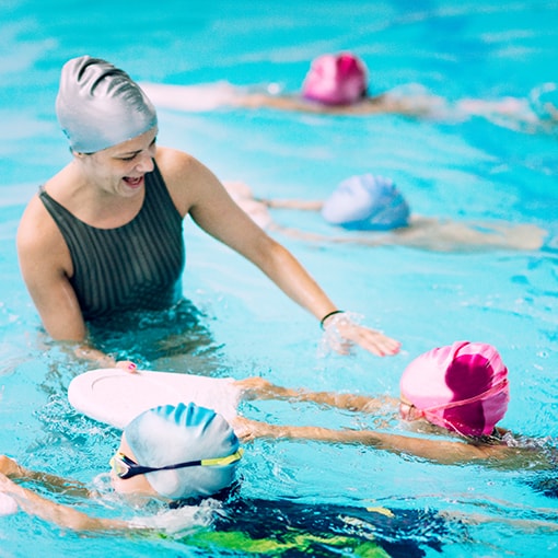 Cours de natation enfants