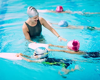 Cours de natation