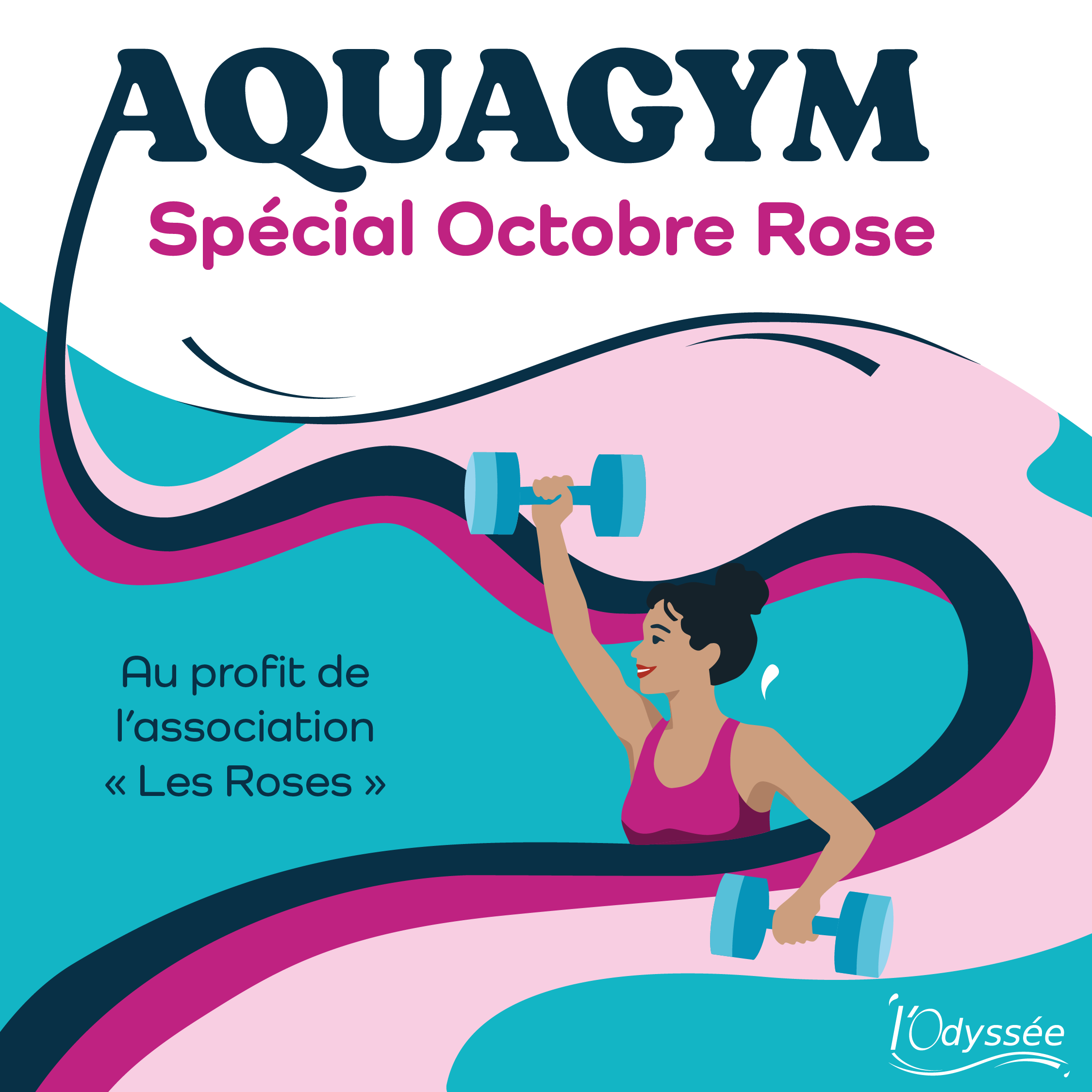 Aquagym spécial Octobre Rose